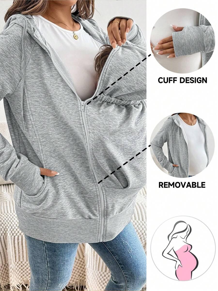 SHEIN SZARA BLUZA ZAMEK S06__XXL