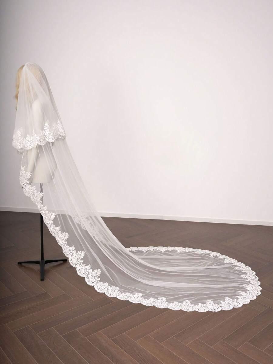 SHEIN WELON ŚLUBNY KORONKA S07__300