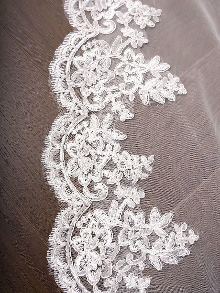 SHEIN WELON ŚLUBNY KORONKA S07__300