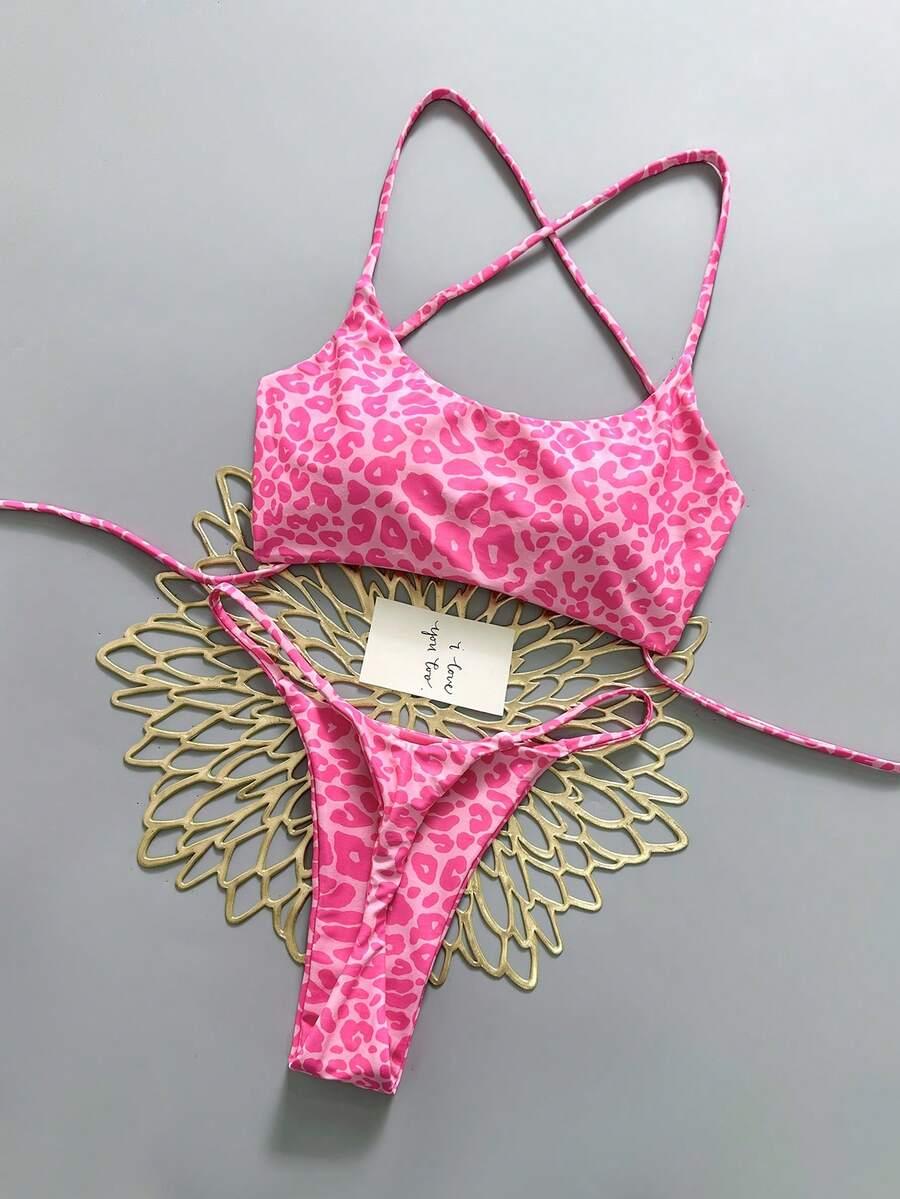 SHEIN DWUCZĘŚCIOWY STRÓJ KĄPIELOWY S09__M
