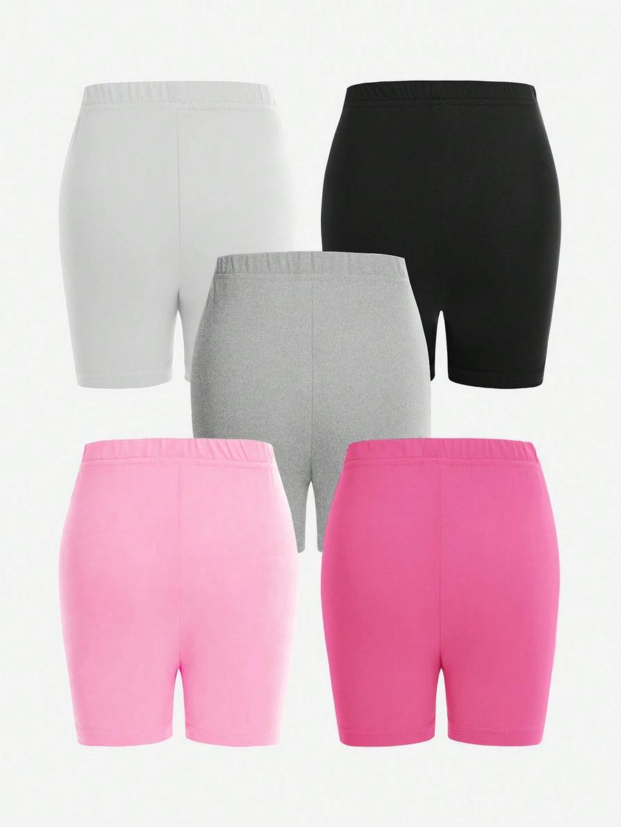 SHEIN BIAŁE SPODENKI SPORTOWE S06__104-110