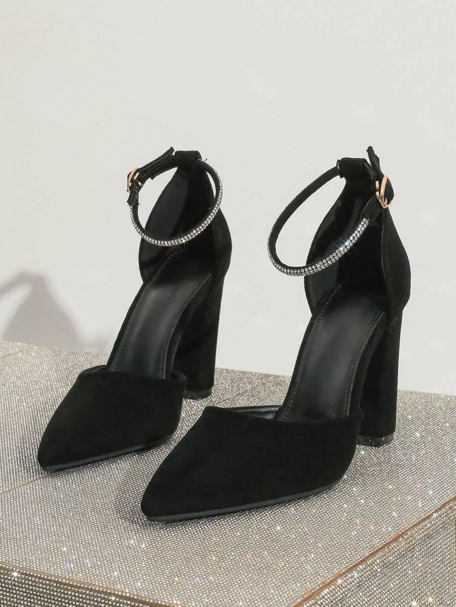 SHEIN CZARNE CZÓŁENKA OBCAS S06__38