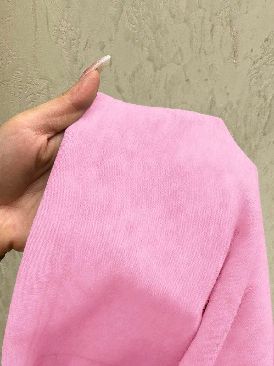 SHEIN RÓŻOWE SPODNIE DRESOWE S06__XL