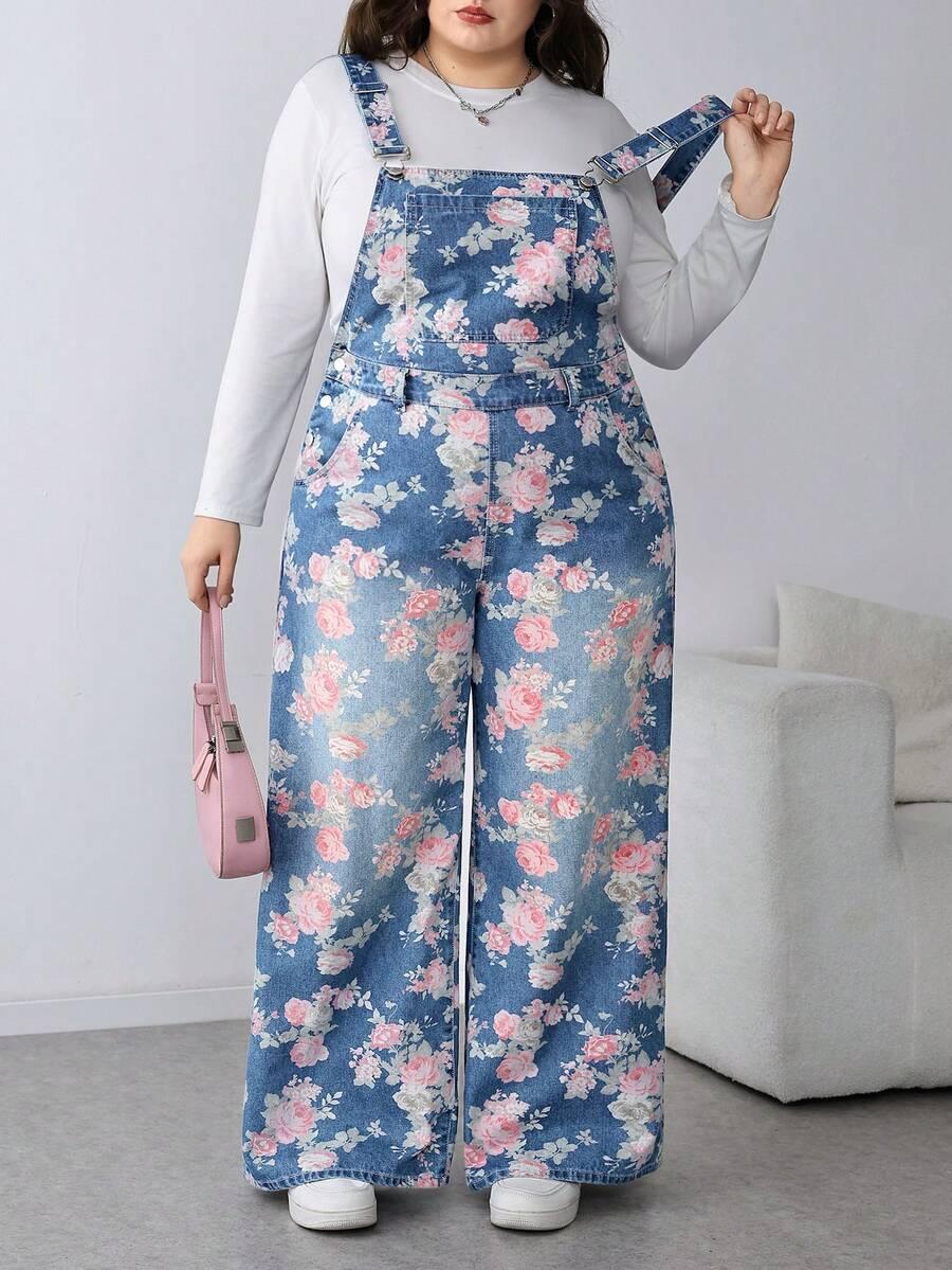 SHEIN NIEBIESKI KOMBINEZON JEANS S06__54