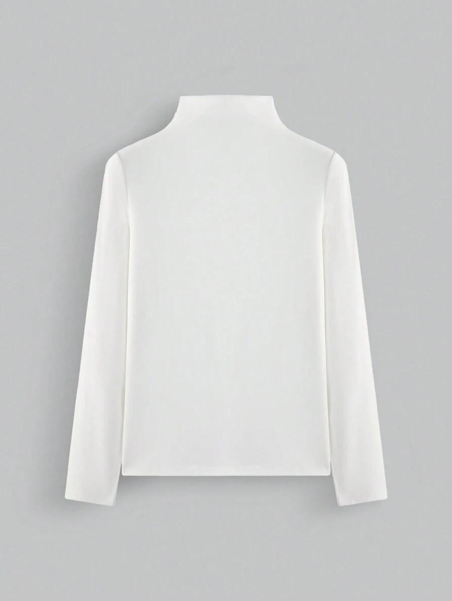 SHEIN BIAŁA BLUZKA DŁUGI RĘKAW S06__L