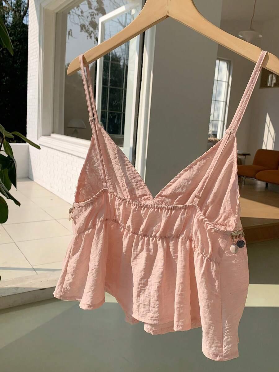 COMFORTCANA RÓŻOWY TOP RAMIĄCZKA S06__S