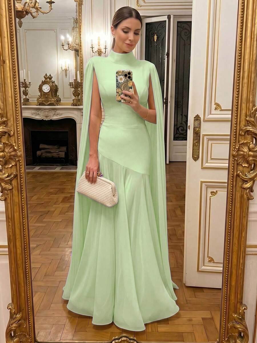 SHEIN ZIELONA MAXI SUKIENKA S06__XS