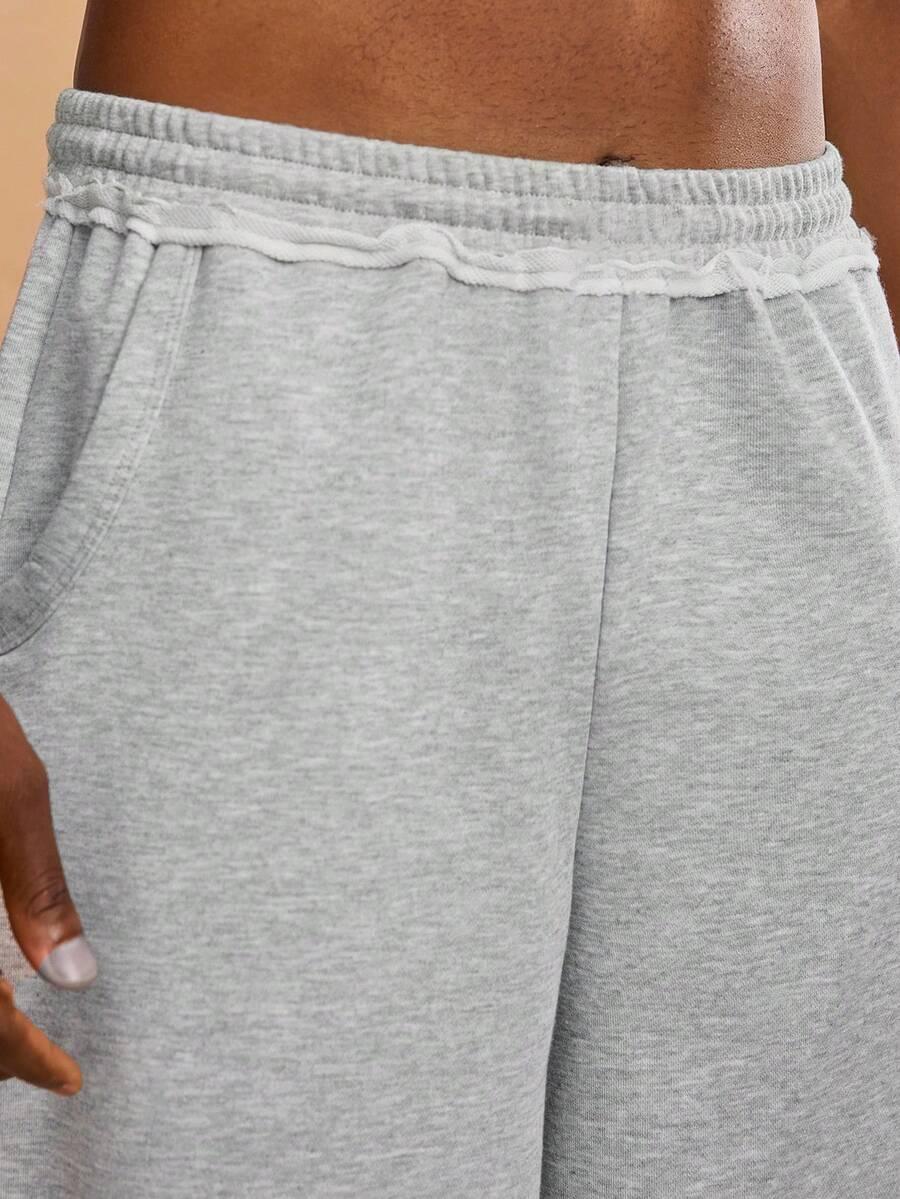 SHEIN SZARE SPODENKI KIESZENIE S06__M