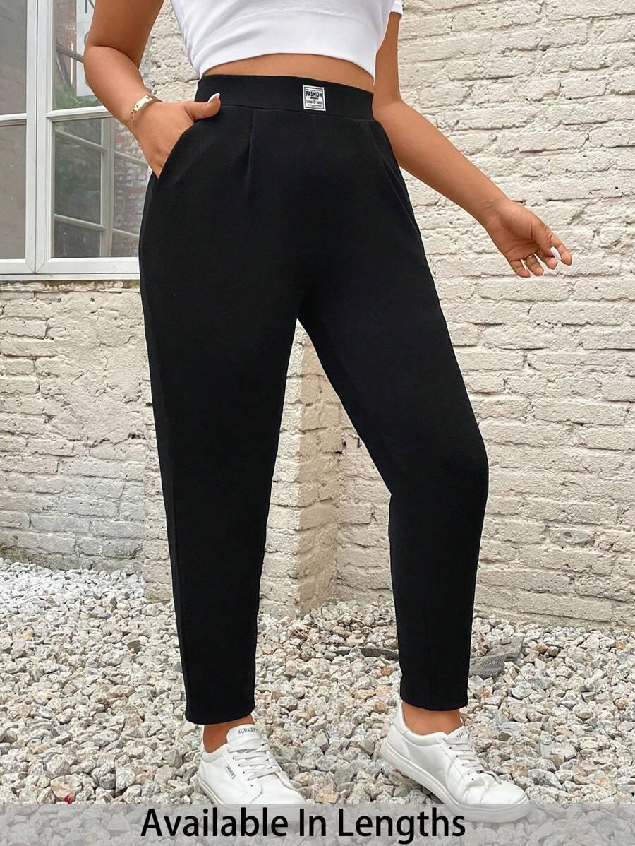 SHEIN CZARNE SPODNIE CASUAL S06__46