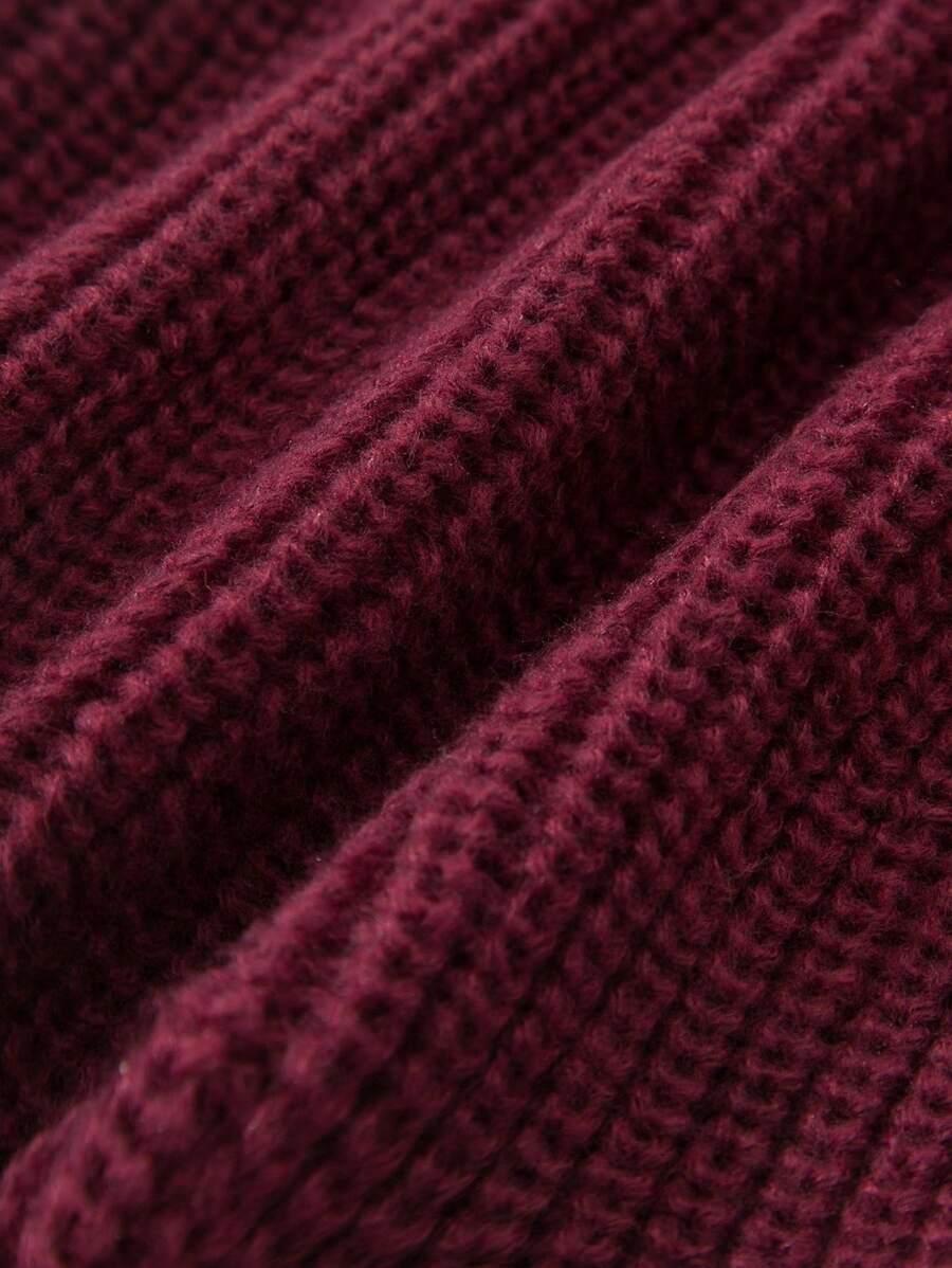 SHEIN BORDOWA DZIANINOWA KAMIZELKA S06__XS