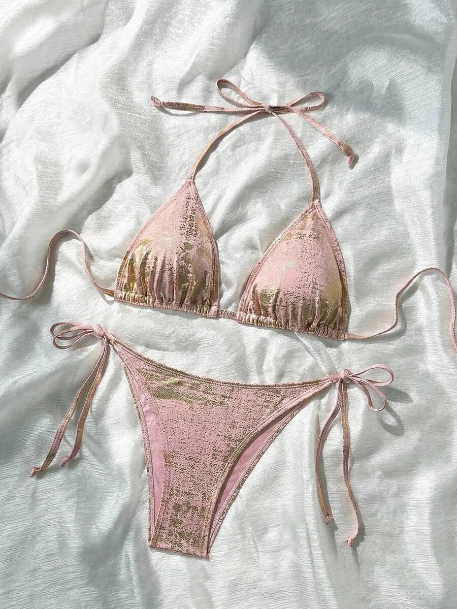 SHEIN DÓŁ OD BIKINI WIĄZANIE S06__M
