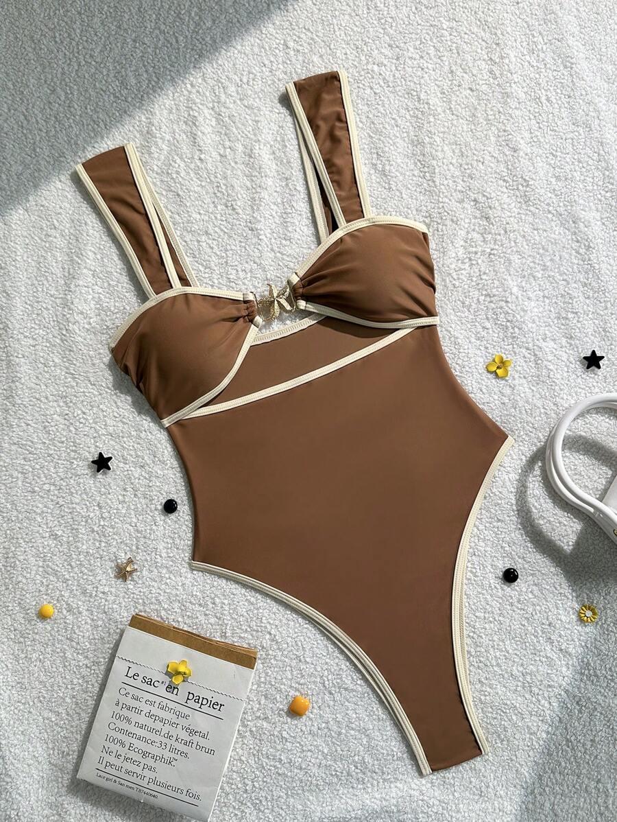 SHEIN JEDNOCZĘŚCIOWY STRÓJ KĄPIELOWY S09__XXL