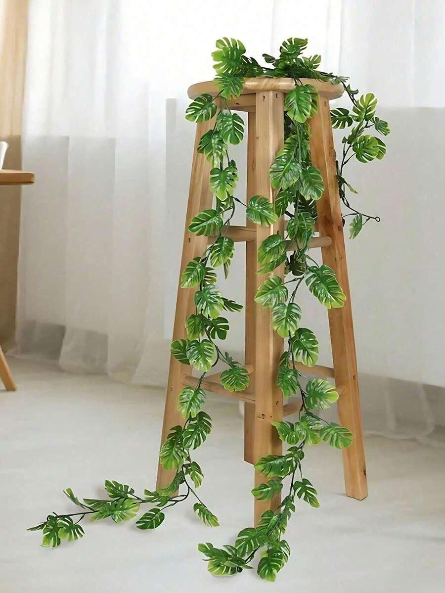 SHEIN SZTUCZNY KWIAT BLUSZCZ MONSTERA S07__172CM