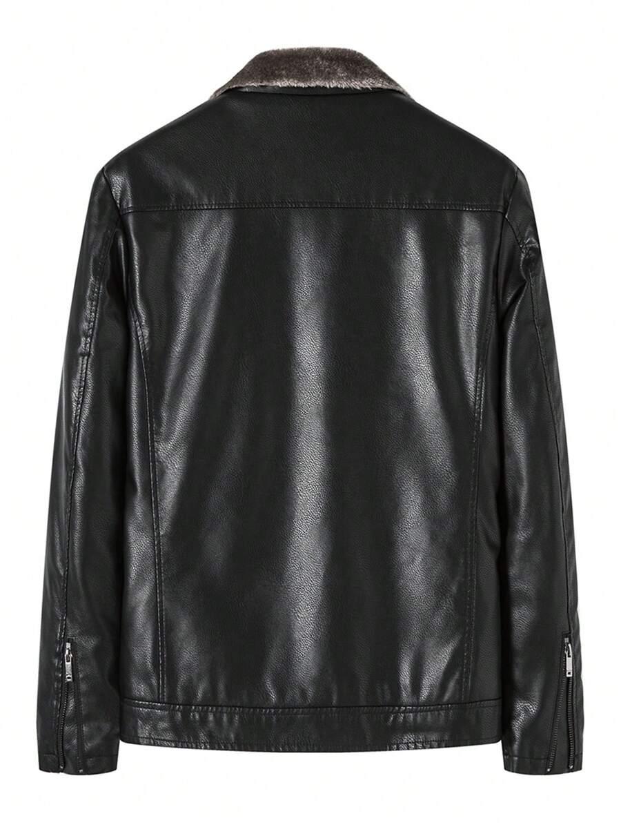 SHEIN CZARNA KURTKA IMITACJA SKÓRY W01__XXS