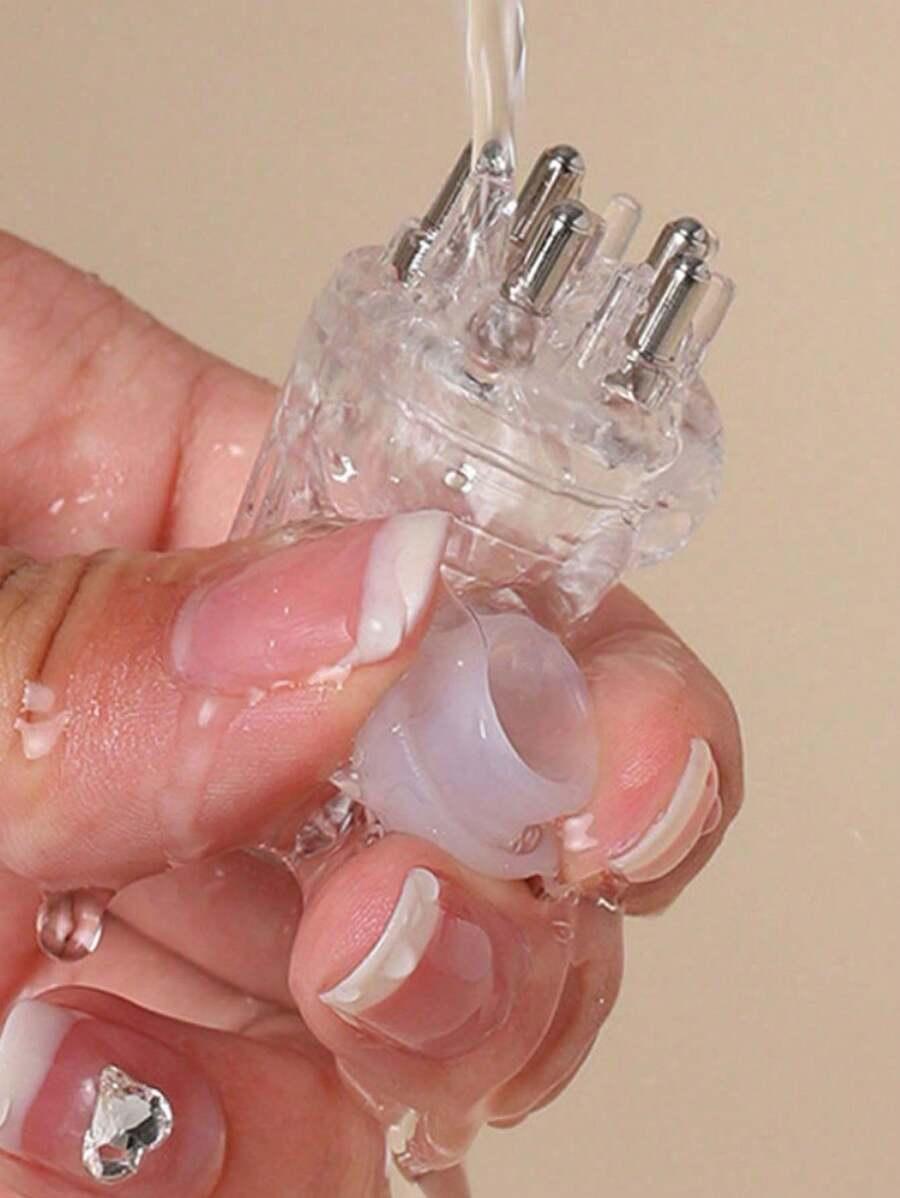 SHEIN MINI SZCZOTKA Z ATOMIZEREM DO SKÓRY GŁOWY S07__2,5X5,5CM
