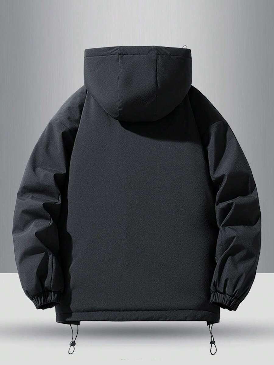 SHEIN CZARNA KURTKA KAPTUR W01__XS