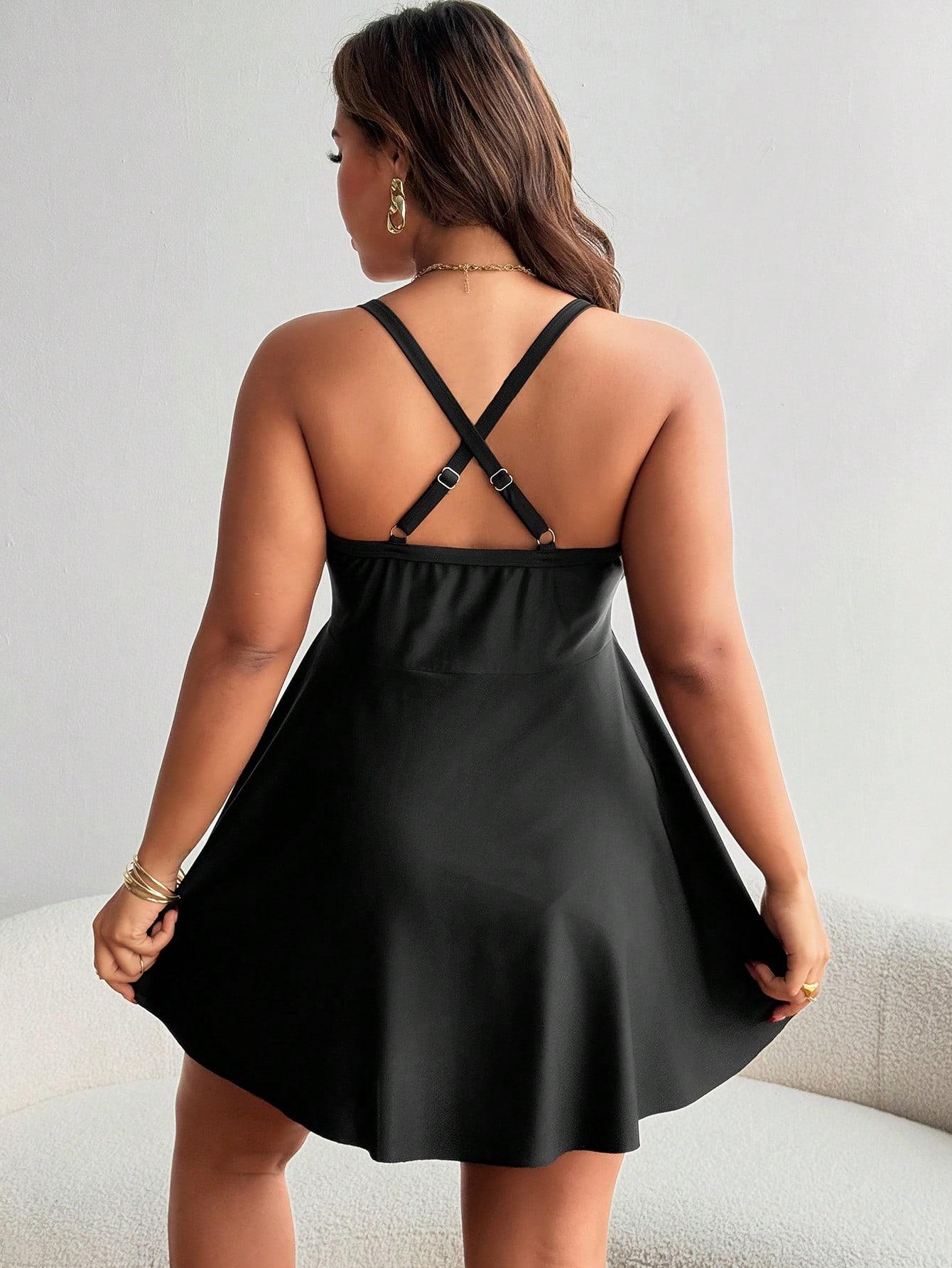 SHEIN CZARNA GÓRA OD BIKINI S09__52