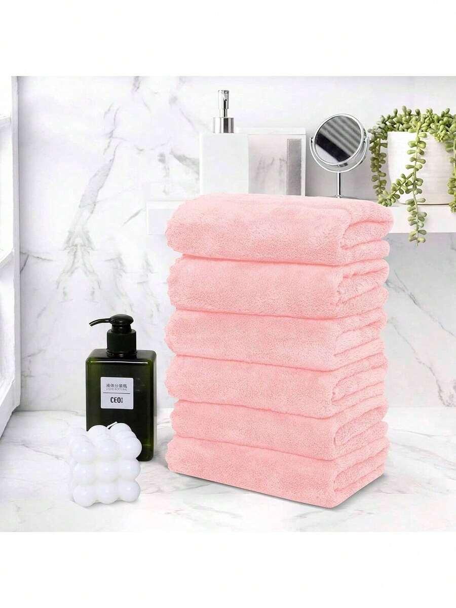 SHEIN RÓŻOWY RĘCZNIK 3 PACK S07__74X36