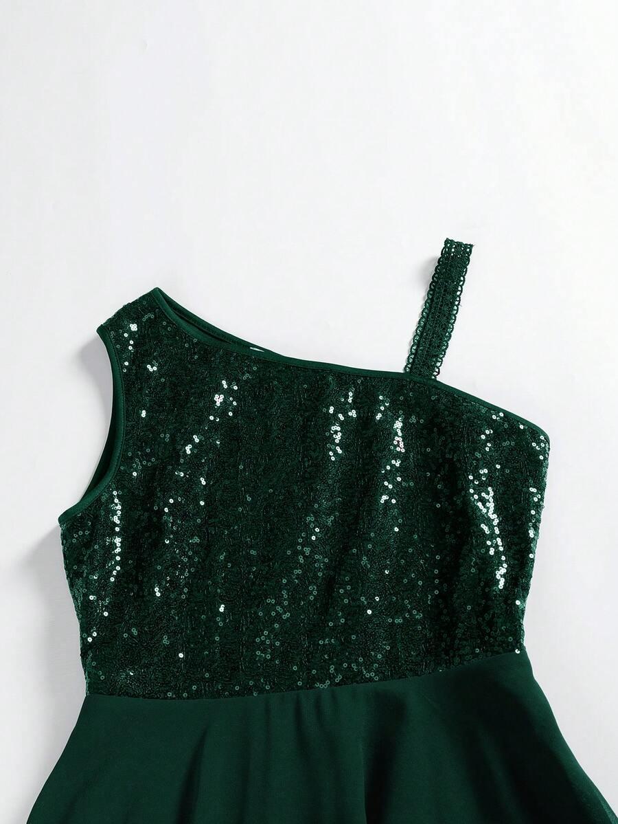 SHEIN ZIELONA SUKIENKA ZDOBIENIE S06__L