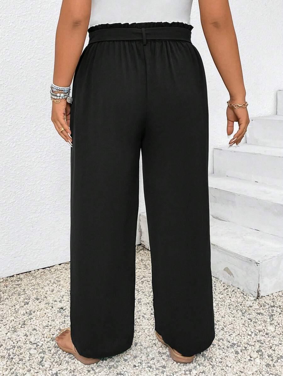 SHEIN CZARNE SPODNIE CASUAL