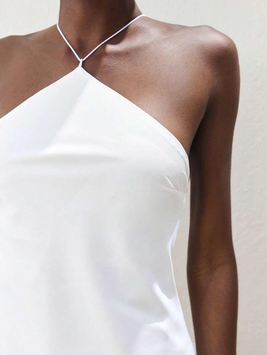 SHEIN BIAŁA MAXI SUKIENKA S09__XS