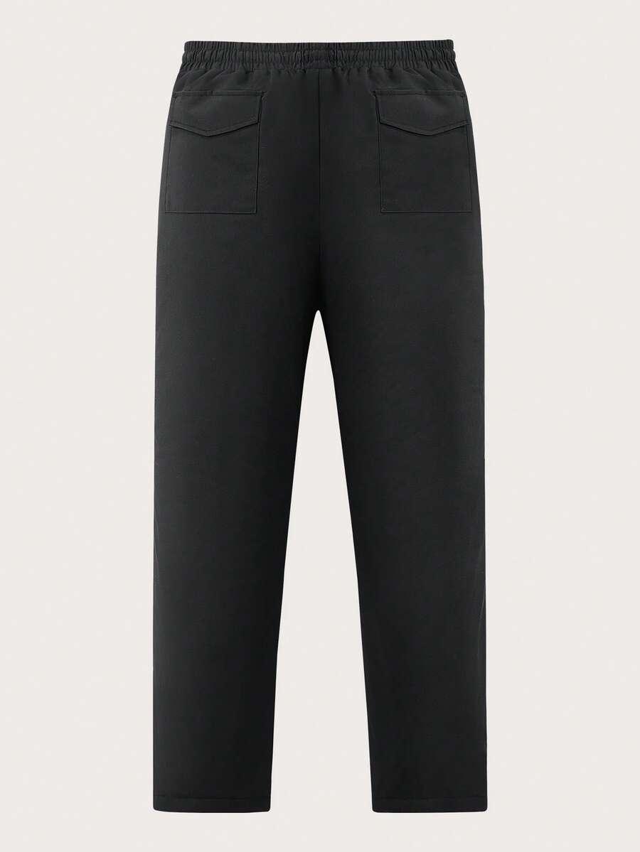 SHEIN CZARNE OCIEPLANE SPODNIE W01__XS