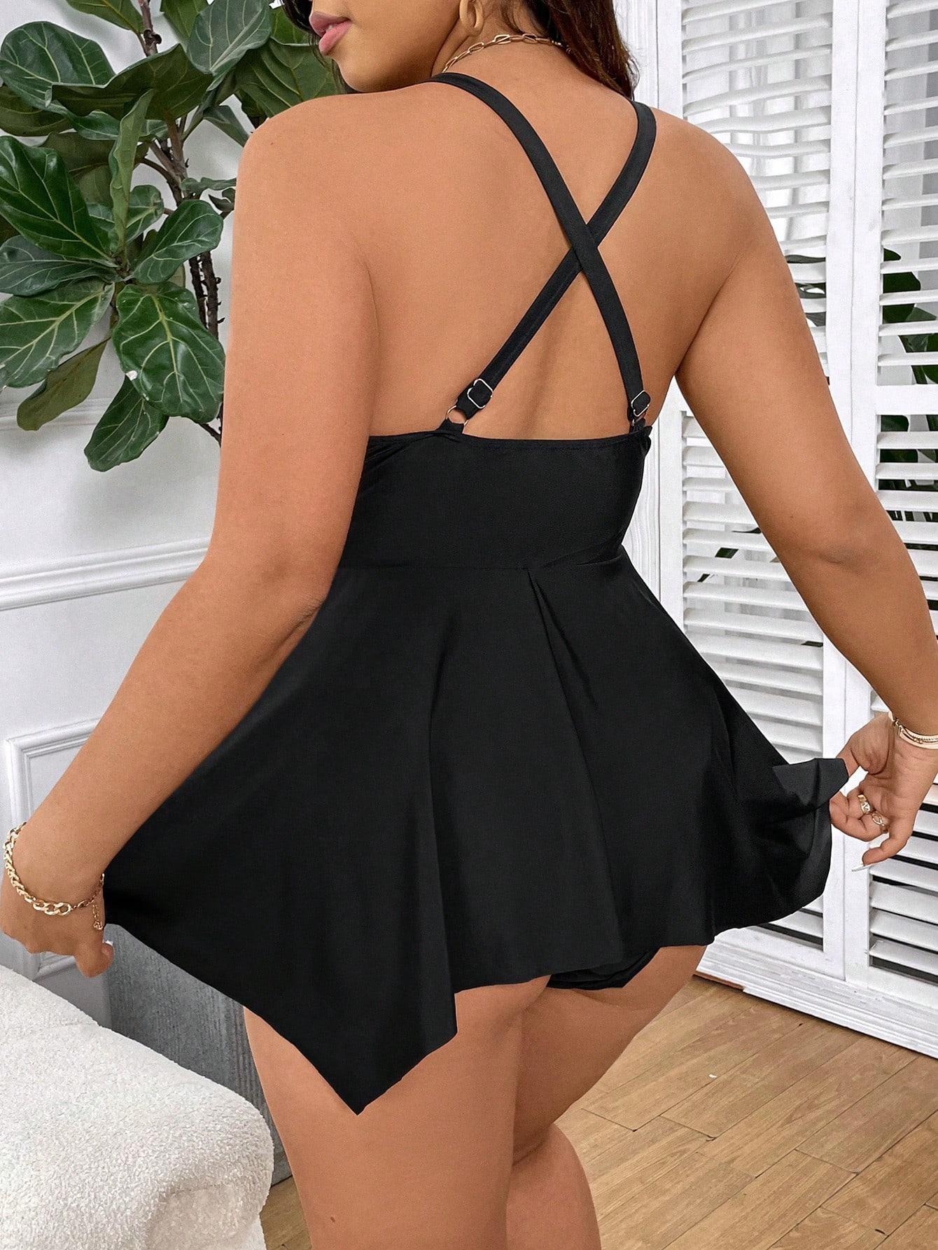SHEIN DWUCZĘŚCIOWY STRÓJ KĄPIELOWY KORONKA S09__48