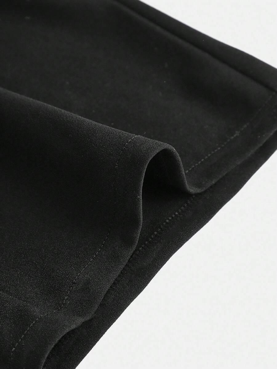 SHEIN CZARNE SPODNIE PROSTA NOGAWKA S06__146/152