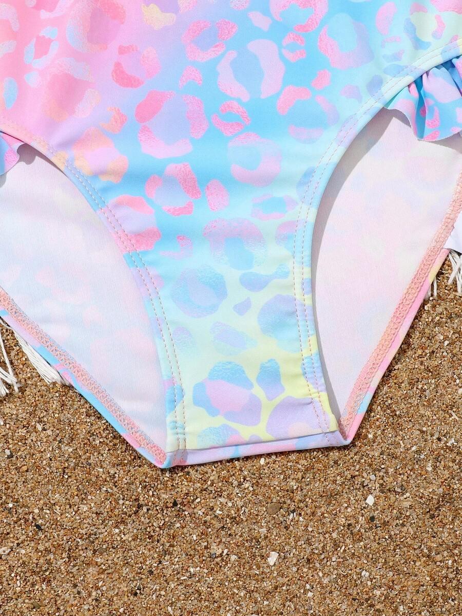 SHEIN TRZYCZĘŚCIOWY STRÓJ KĄPIELOWY KOMPLET S09__140-146