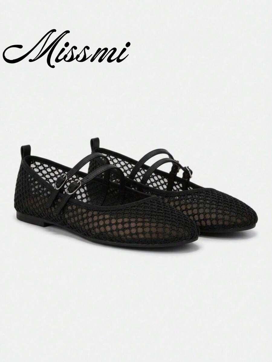 SHEIN CZARNE BALERINY ZAPIĘCIA S06__38