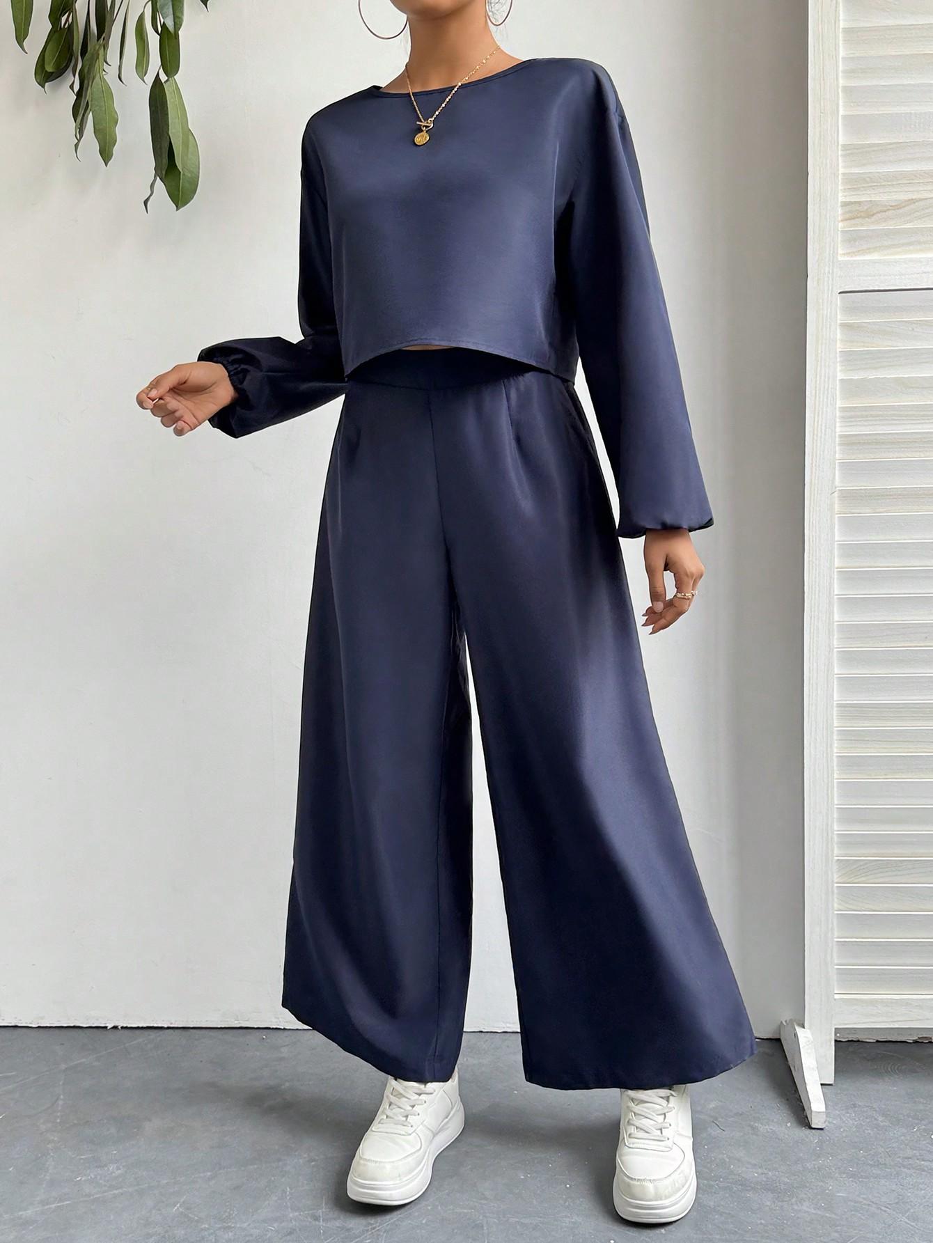 SHEIN BLUZKA SPODNIE KOMPLET S06__L