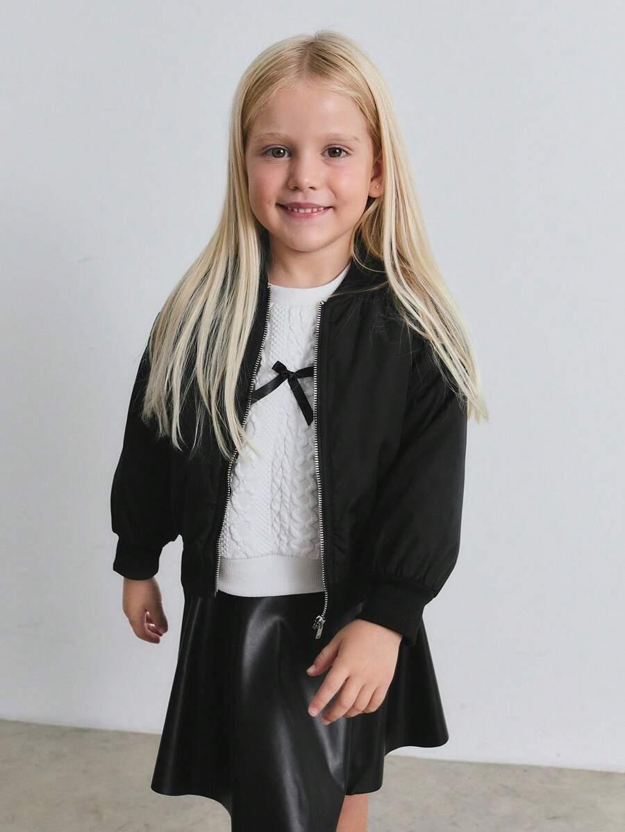 SHEIN CZARNA KURTKA ZAMEK W01__116-122