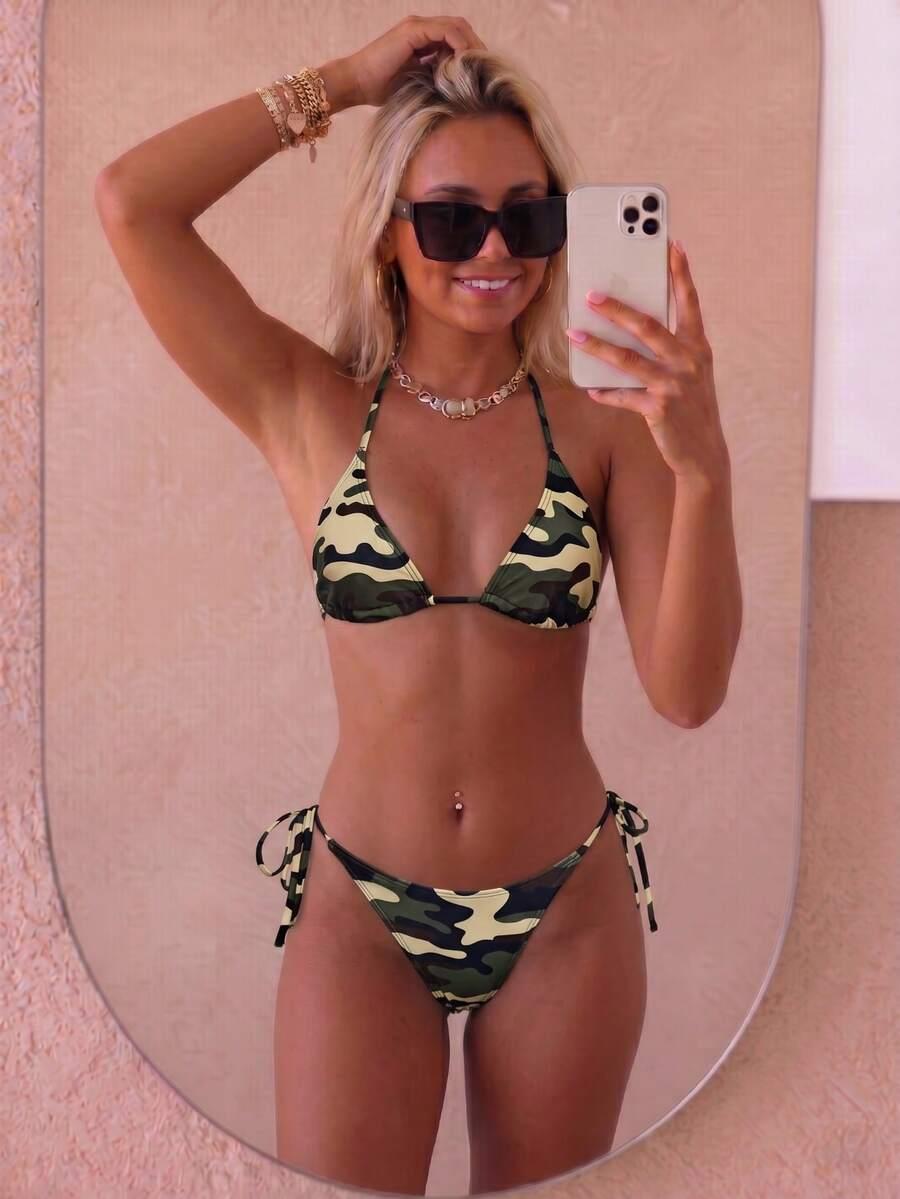 SHEIN DWUCZĘŚCIOWY STRÓJ KĄPIELOWY S09__XS