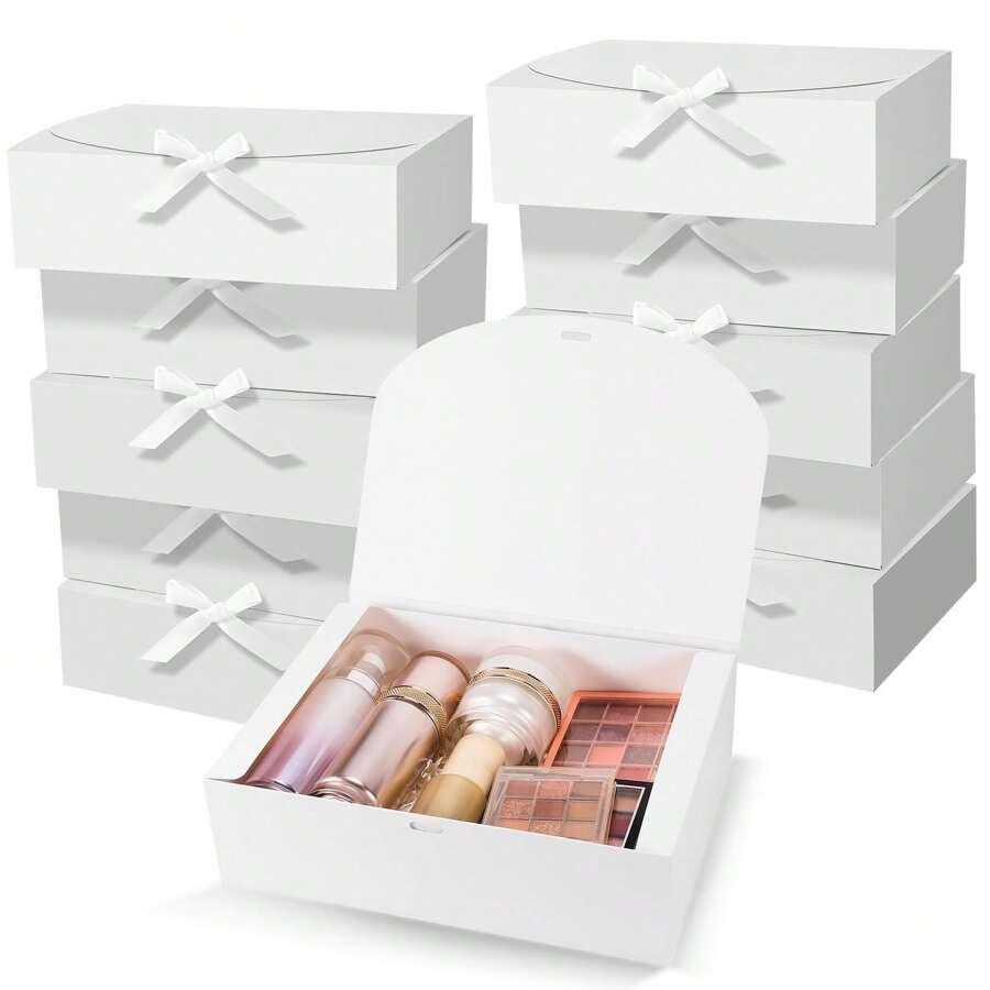 SHEIN BIAŁE PUDEŁKO PREZENTOWE 5-PACK S07__5X16,5X16,5CM
