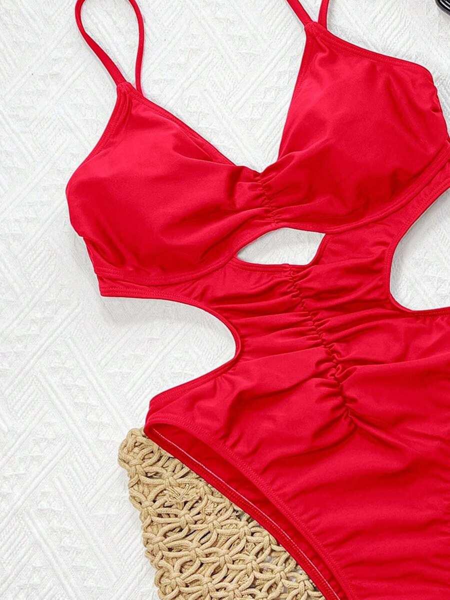 SHEIN JEDNOCZĘŚCIOWY STRÓJ KĄPIELOWY S09__L