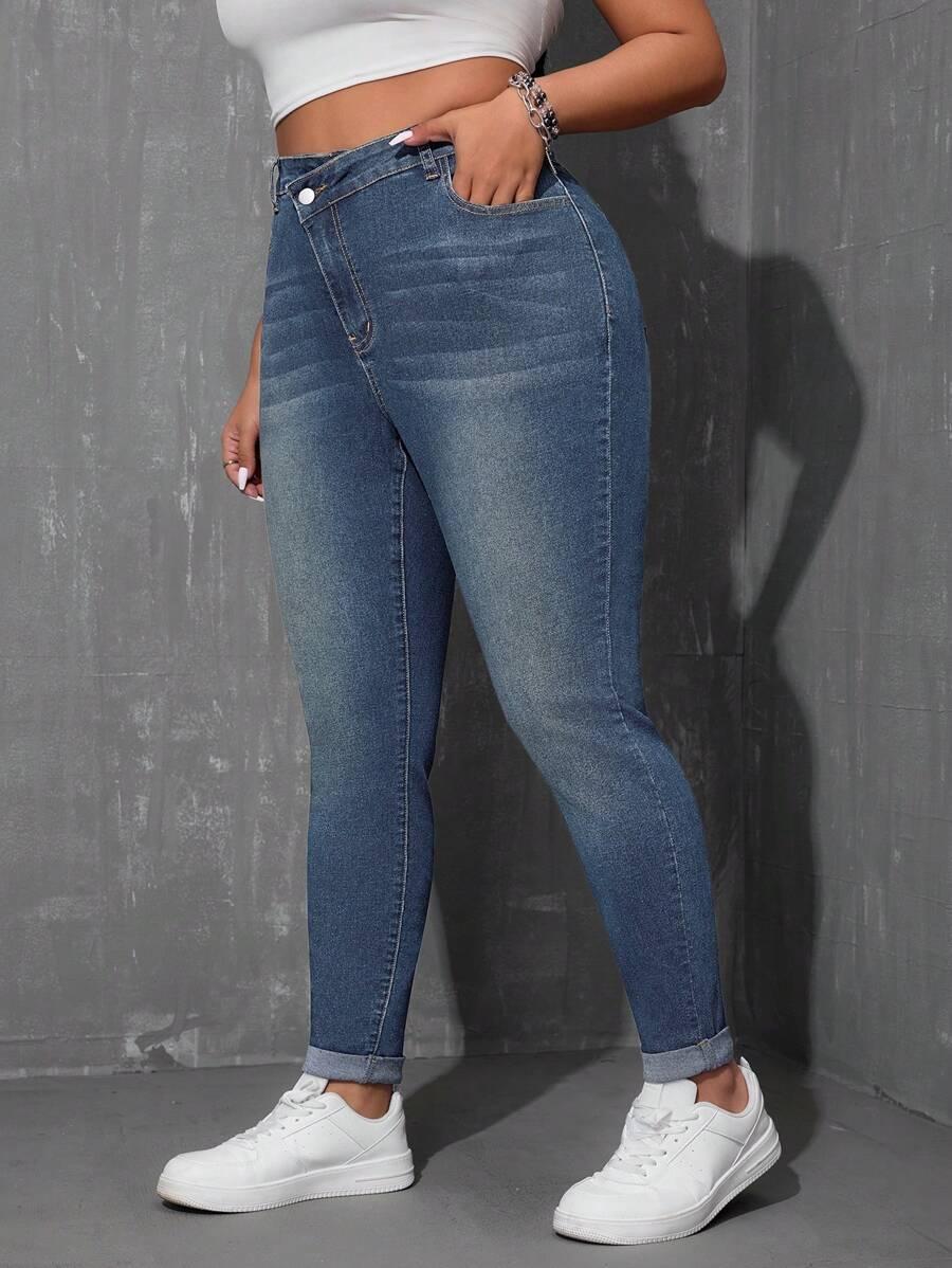 SHEIN NIEBIESKIE SPODNIE JEANS S06__48
