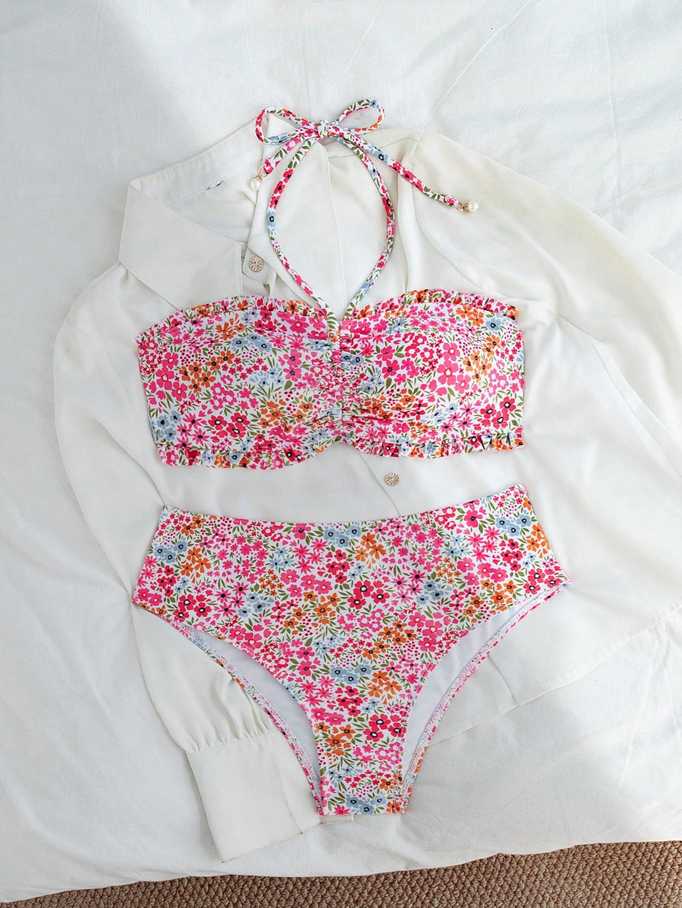 SHEIN DWUCZĘŚCIOWY STRÓJ KĄPIELOWY S09__S