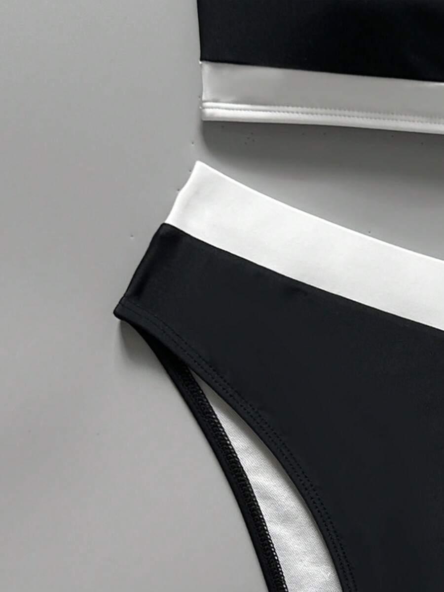 SHEIN DWUCZĘŚCIOWY STRÓJ KĄPIELOWY S09__XS