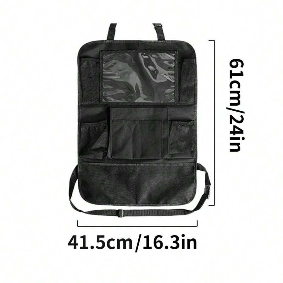 SHEIN CZARNY ORGANIZER NA FOTEL SAMOCHODOWY S07__41,5X61CM
