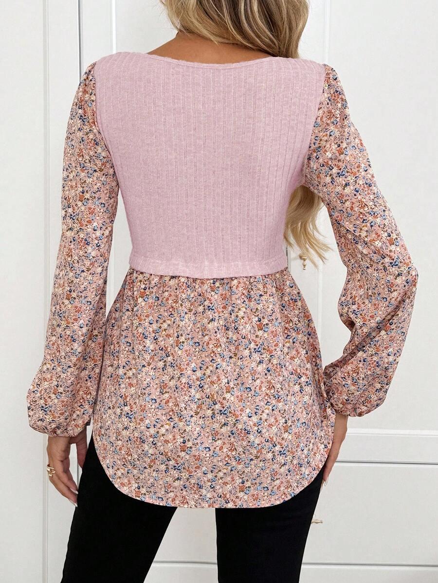 SHEIN BLUZKA DŁUGI RĘKAW S06__L