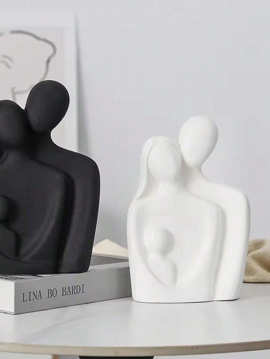 SHEIN BIAŁA OZDOBNA FIGURKA S07__4,5X8