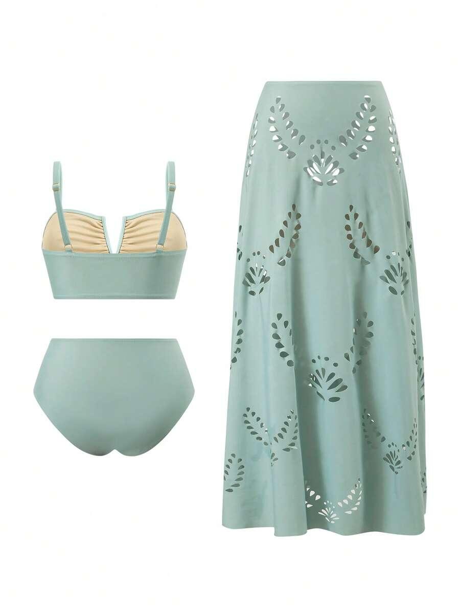 SWIM OASIS TRZYCZĘŚCIOWY STRÓJ KĄPIELOWY KOMPLET S09__50
