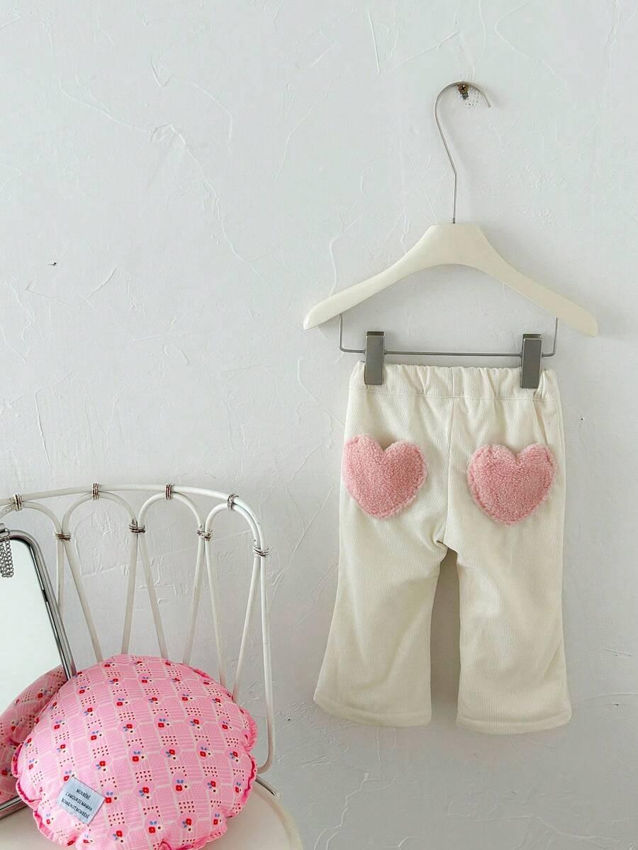 SHEIN OCIEPLANE SPODNIE KIESZENIE SERCA PK01__74/80