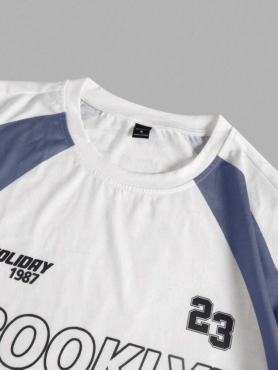SHEIN T-SHIRT OKRĄGŁY DEKOLT S09__L
