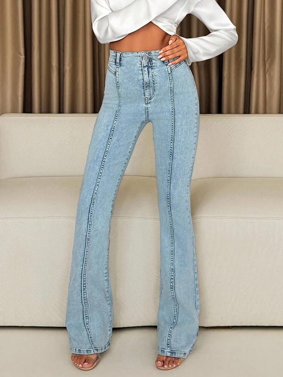 SHEIN NIEBIESKIE SPODNIE JEANS S06__34
