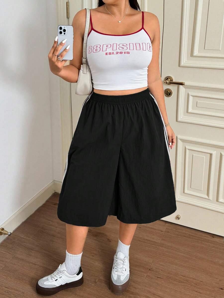 SHEIN CZARNE SPODENKI PASKI S06__50