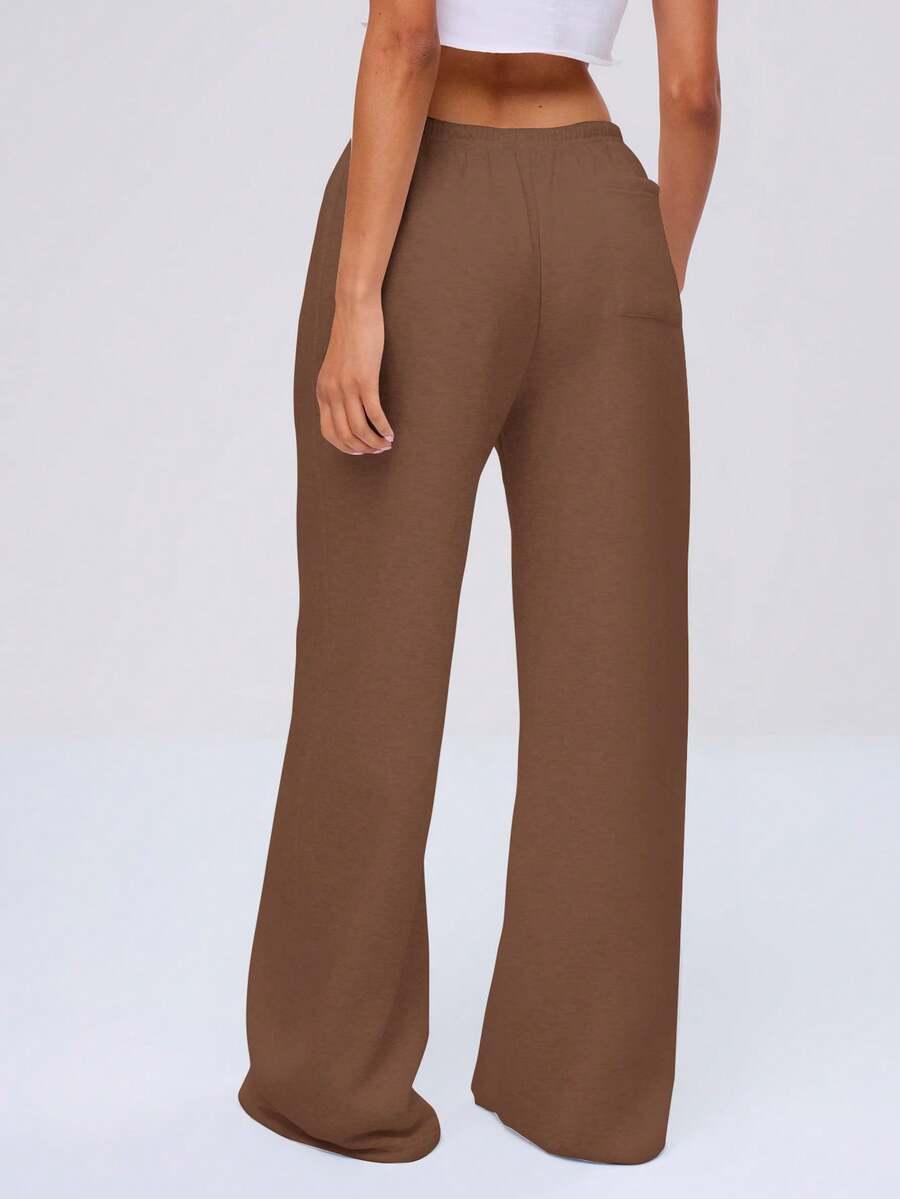 MUSERA BRĄZOWE SPODNIE DRESOWE S06__XL