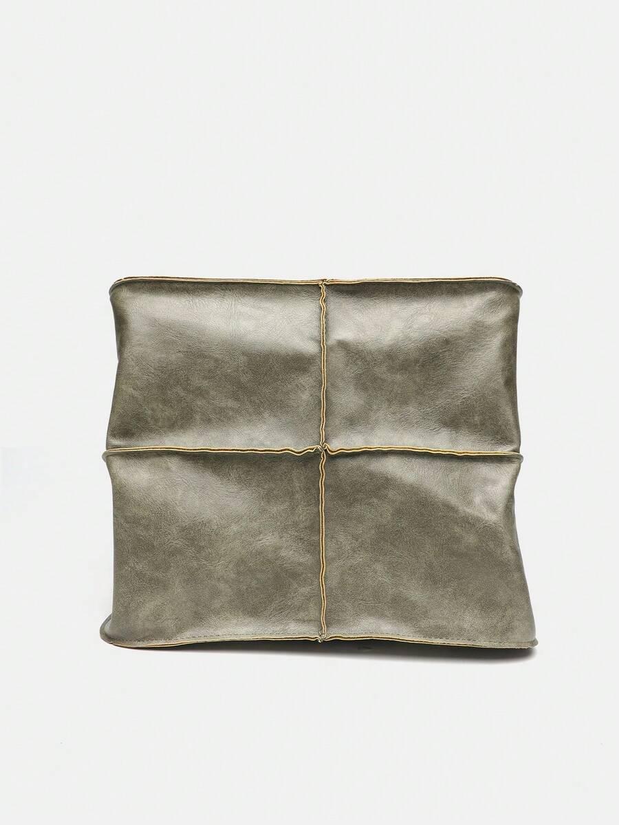 SHEIN ZIELONA TOREBKA IMITACJA SKÓRY S07__30X25X41CM