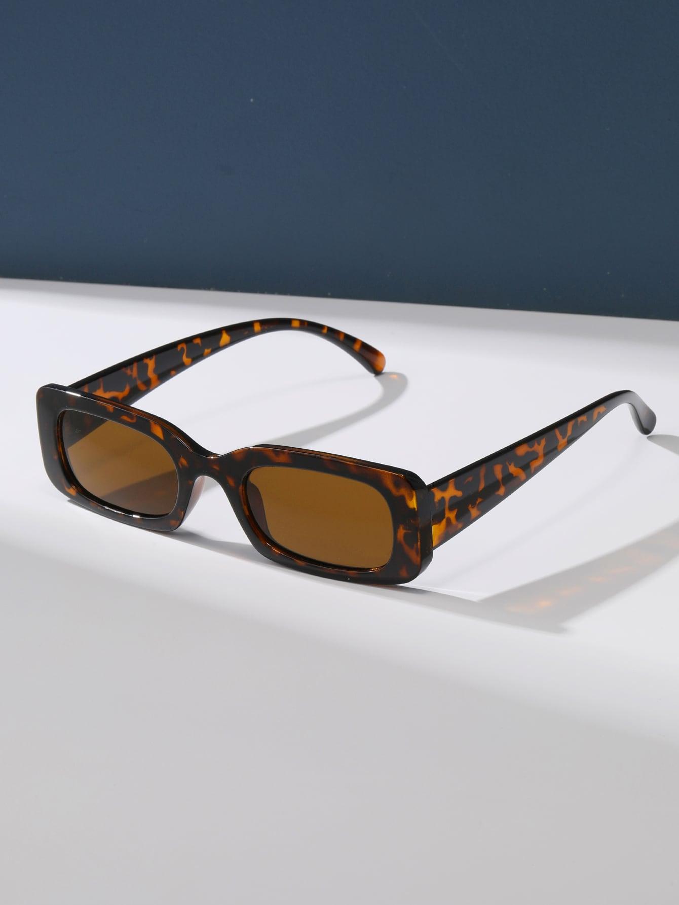 SHEIN OKULARY PRZECIWSŁONECZNE ANIMAL PRINT S07
