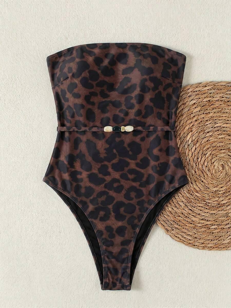 SHEIN JEDNOCZĘŚCIOWY STRÓJ KĄPIELOWY S09__M